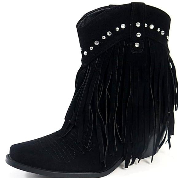 New!!! Womens tassel western boots!!! - Picture 4 of 9